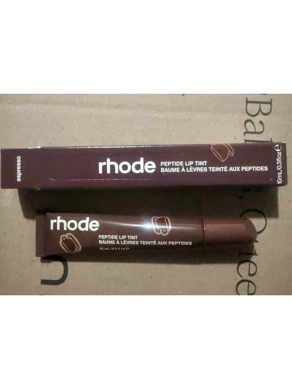 LIMITED EDITION rhode Peptide Lip Tint Espresso Scented 10mL 0.3 fl oz NEW